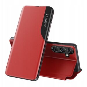Θήκη Eco Leather View Case για Samsung Galaxy A16 / A16 5G με καπάκι και βάση - κόκκινο