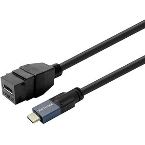 VivoLink Keystone Black USB-C female to male (PROKEYUSBCFM1B)