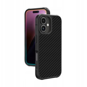 Θήκη θωρακισμένη AMAZINGTHING Titan Max Case με ίνες αραμιδίου 1500D για iPhone 16 Plus - μαύρο