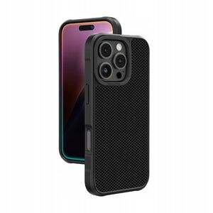 Θήκη θωράκισης AMAZINGTHING Titan Max Case με ίνες αραμιδίου 1500D για iPhone 16 Pro - μαύρο