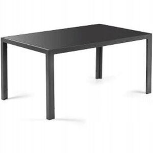 Εξωτερικό τραπέζι Fieldmann Black GlassO'Matte, μαύρο