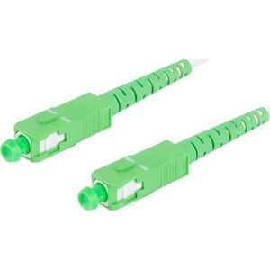 Lanberg PATCHCORD ŚWIATŁOWODOWY SM SC/APC-SC/APC SIMPLEX 3.0MM LSZH G657A2 10M BIAŁY LANBERG