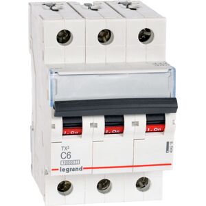Legrand Wyłącznik nadprądowy 3P C 6A 10kA AC S313 TX3 (404218)