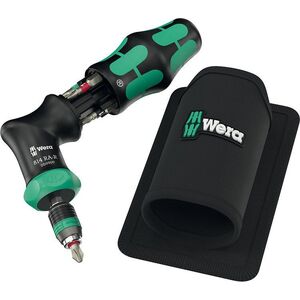 Wera Kraftform Kompakt Pistol RA-R 1, Κατσαβίδι με καστάνια και μύτες 7 τεμαχίων