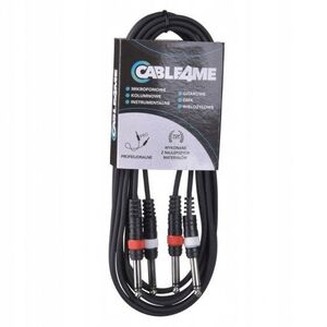 ΚΑΛΩΔΙΟ4ΜΕ 2x jack mono 6,3mm 2x jack mono 6,3mm 6m