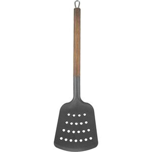 Orion Łopatka kuchenna ażurowa termoplastyczna WOODEN do przewracania obracania nakładania