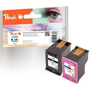 Peach Ανακατασκευασμένα Μελάνια HP Αρ.305 MultiPack μαύρο & έγχρωμο