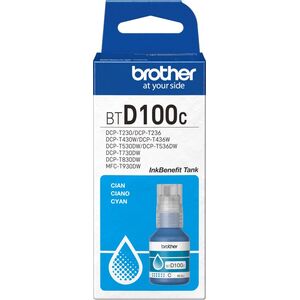 Brother BTD100C | Ink Bottle | Cyan
