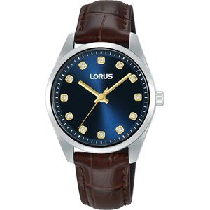Zegarek damski Lorus RG329XX9 CYRKONIE brązowy