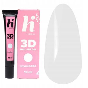 HI HYBRID Τζελ Νυχιών για Διακόσμηση 3D Invisibabe 10 ml