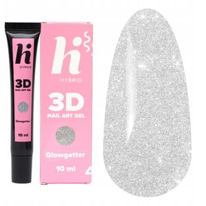 HI HYBRID Nail Art Gel για διακόσμηση 3D Glowgetter 10 ml