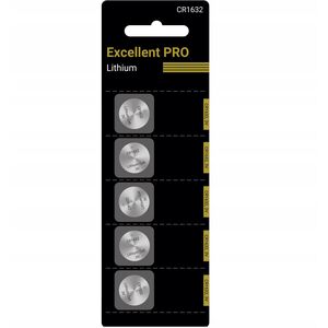 ΜΠΑΤΑΡΙΑ ΛΙΘΙΟΥ EXCELLET PRO CR1632 5ΤΜΧ. 3V
