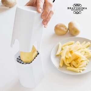 Bravissima Kitchen Krajalnica maszynka szatkownica do krojenia domowych frytek ziemniaków warzyw