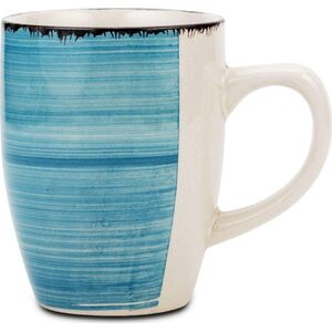 NAVA Kubek ceramiczny z uchem FADED BLUE do picia kawy herbaty 355 ml () - 56234-uniw