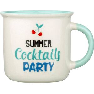 NAVA NAVA Kubek porcelanowy z dekorem cocktails 380 ml