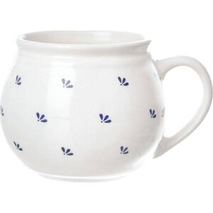 Orion Kubek z uchem ceramiczny biały MODROBILA 190 ml