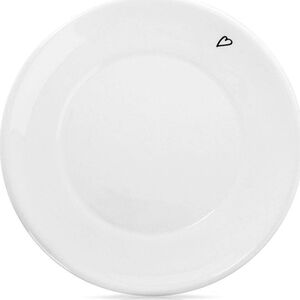 Orion Spodek / talerzyk mały ceramiczny biały SERDUSZKA 12 cm