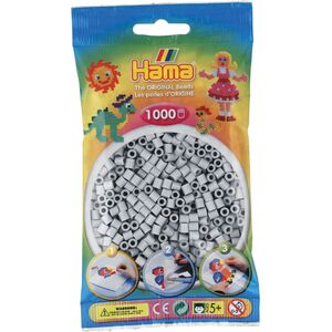 Hama midi perler 1000τμχ ανοιχτό γκρι