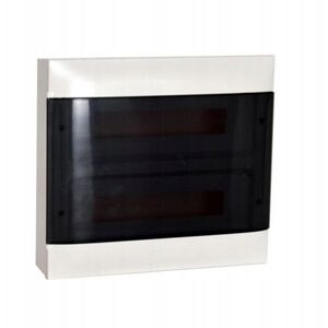 Επιτοίχια μονάδα Legrand Practibox S 137437P 2x18 μονάδες IP40 με διαφανείς πόρτες + διακόπτης υπερφόρτωσης 1P B16 RX3 (2 τεμ.)
