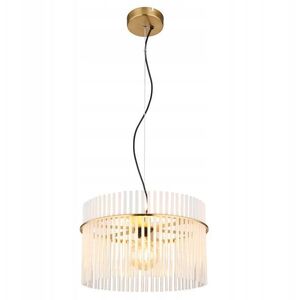 Globo Gorley 15698HM κρεμαστό φωτιστικό 1x60W E27 χρυσό/διαφανές