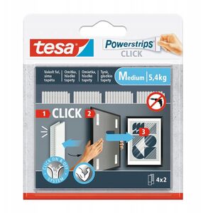 ΑΥΤΟΚΟΛΛΗΤΕΣ ΤΑΙΝΙΕΣ POWERSTRIPS-CLICK/MEDIUM TESA