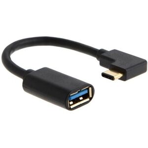 Microconnect USB3.1CAF05BH-ANG zmieniacz płci / kabli USB Type C USB-A Czarny