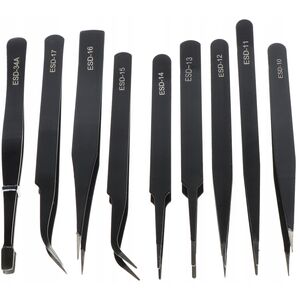 Σετ ακριβείας λαβίδων TWEEZERS-SET/1 9&nbsp|τεμ.