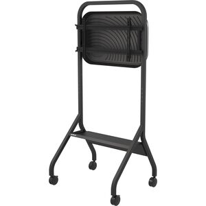 PEERLESS-AV SR860-EUK Rollwagen Trolley με ράφι για οθόνες έως 190,5cm 75 ίντσες έως 56kg έως VESA 800x400 χρώμα μαύρο
