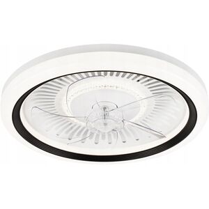 Lamkur Gemma 49908 ανεμιστήρας οροφής φωτιστικό 1x37W LED 3000K 4000 lm λευκό