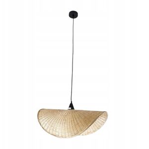 Φωτιστικό κρεμαστό MAXlight Koshi P0498 1x60W E27 μπεζ/μαύρο