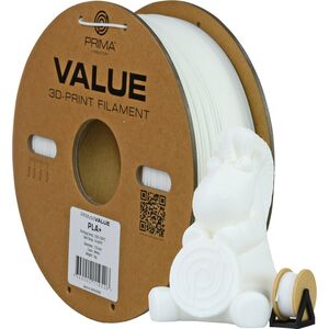 Νήμα PrimaValue PLA+ για 3D εκτυπωτή, 1.75 mm, λευκό