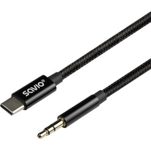 Καλώδιο Savio CL-188 USB-C σε Mini Jack 3.5mm 2m