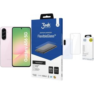Smartfon Samsung Galaxy A56 5G 8/128GB Różowy  (SM-A566BLIAEUE) + FlexibleGlass + Etui Clear Case