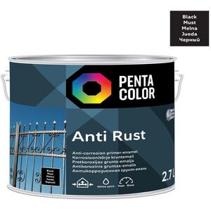 Pentacolor ΒΑΦΗ ANTICOR ΑΝΤΙΣΚΩΡΙΑΚΗ ΜΑΥΡΗ 2.7L