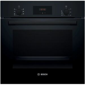 Φούρνος Bosch | HBF133BA1 | 66 L | Ηλεκτρικός | EcoClean | Κουμπιά | Ύψος 59.5 cm | Πλάτος 59.4 cm | Μαύρο
