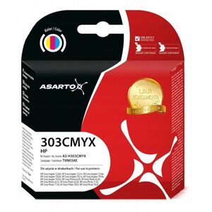 Μελάνι Asarto για HP 303XL | 303CMYX | T6N03AE | 440 σελ. | 18ml | χρώμα