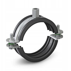 Niczuk Obejma pojedyncza DUO z izolacją 6" BK (160-169)