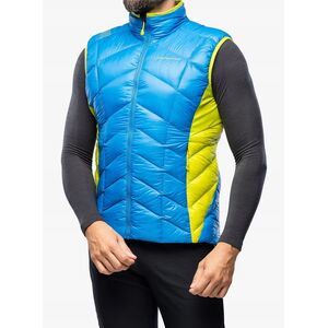 Kamizelka puchowa La Sportiva Aiguille Down Vest - electric blue/lime punch rozmiar: s