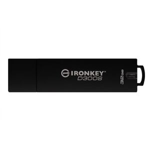 Kingston Technology IronKey D300S pamięć USB 32 GB USB Typu-A 3.2 Gen 1 (3.1 Gen 1) Czarny