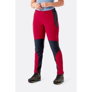 Spodnie softshell damskie Rab Torque Pants - crimson rozmiar: xs
