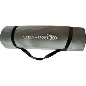 YakimaSport Mata treningowa NBR PRO 180 cm x 60 cm x 1 cm czarna
