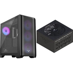 Obudowa PREYON Obudowa PREYON Nest Windy+ Black + Zasilacz PREYON EAGLE POWER GOLD 1000W