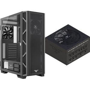 Obudowa PREYON Obudowa PREYON Nest Meshy (PRENM02B) + Zasilacz PREYON EAGLE POWER GOLD 750W
