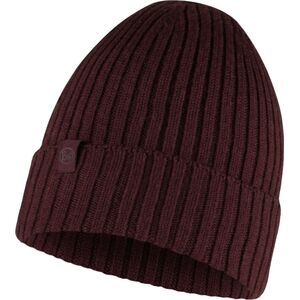 Buff Buff Norval Merino Hat Beanie 1242426321000 Bordowe One size