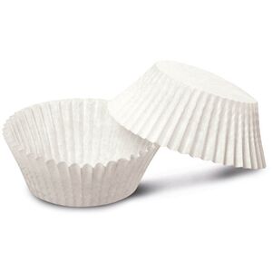 Φόρμες ψησίματος χαρτιού 100 τεμ. λευκές Easy Bake Bio O7x3cm 8006043023039