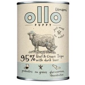 Ollo Puppy Umami Woł. żwacze z Kaczą Wątrobą 850g