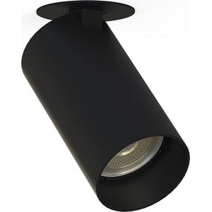 Nowodvorski Czarna lampa podstropowa Mono 7833 wpuszczana oprawa czarna hol