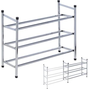 Storage Solutions Regał szafka organizer stojak na buty 3 poziomy uniwersalny
