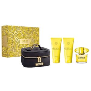 Versace Yellow Diamond edt 90ml + balsam do ciała 100ml + żel pod prysznic 100ml + kosmetyczka