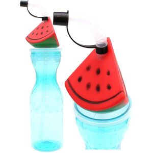 BIDON BUTELKA SPORTOWA ZE SŁOMKĄ 500ML NIEBIESKI EXCELLENT HOUSEWARE